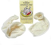 Vista 1 de Regency Wraps Bolsas de relleno de pavo, bolsa de malla 100% algodón que permite que el jugo de aves de corral le dé sabor al aderezo con extracción