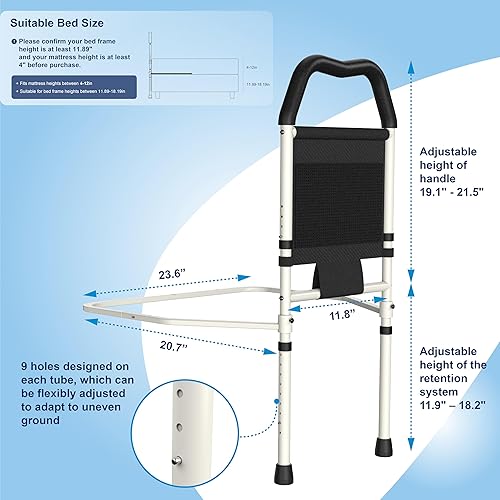 Miniatura 4 de Rieles de cama para la seguridad de adultos mayores