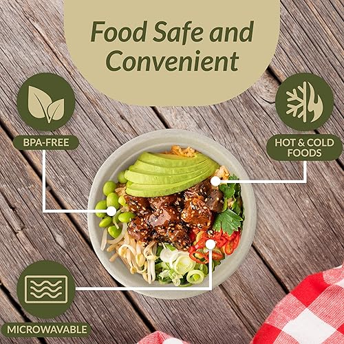 Miniatura 6 de Reli. Compostable Paper Bowls, 16 oz (250 Pack - Bulk)  Brown Paper Bowls, Disposable  Eco-Friendly, Heavy Duty Soup Bowl  Biodegradable, Sugar Cane