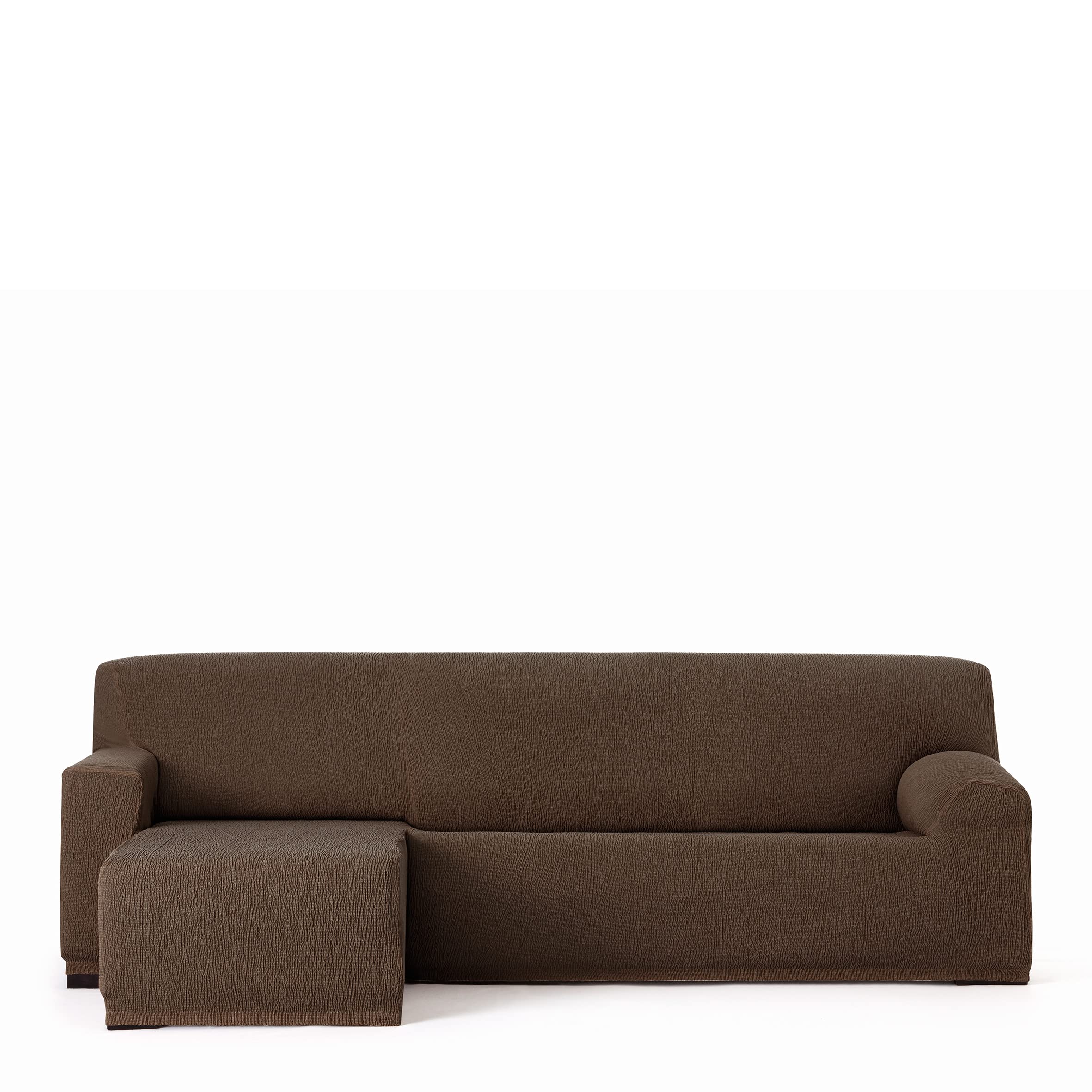 Eysa Llion Sofa Cover, Lycra, Brown, Left Short Arm