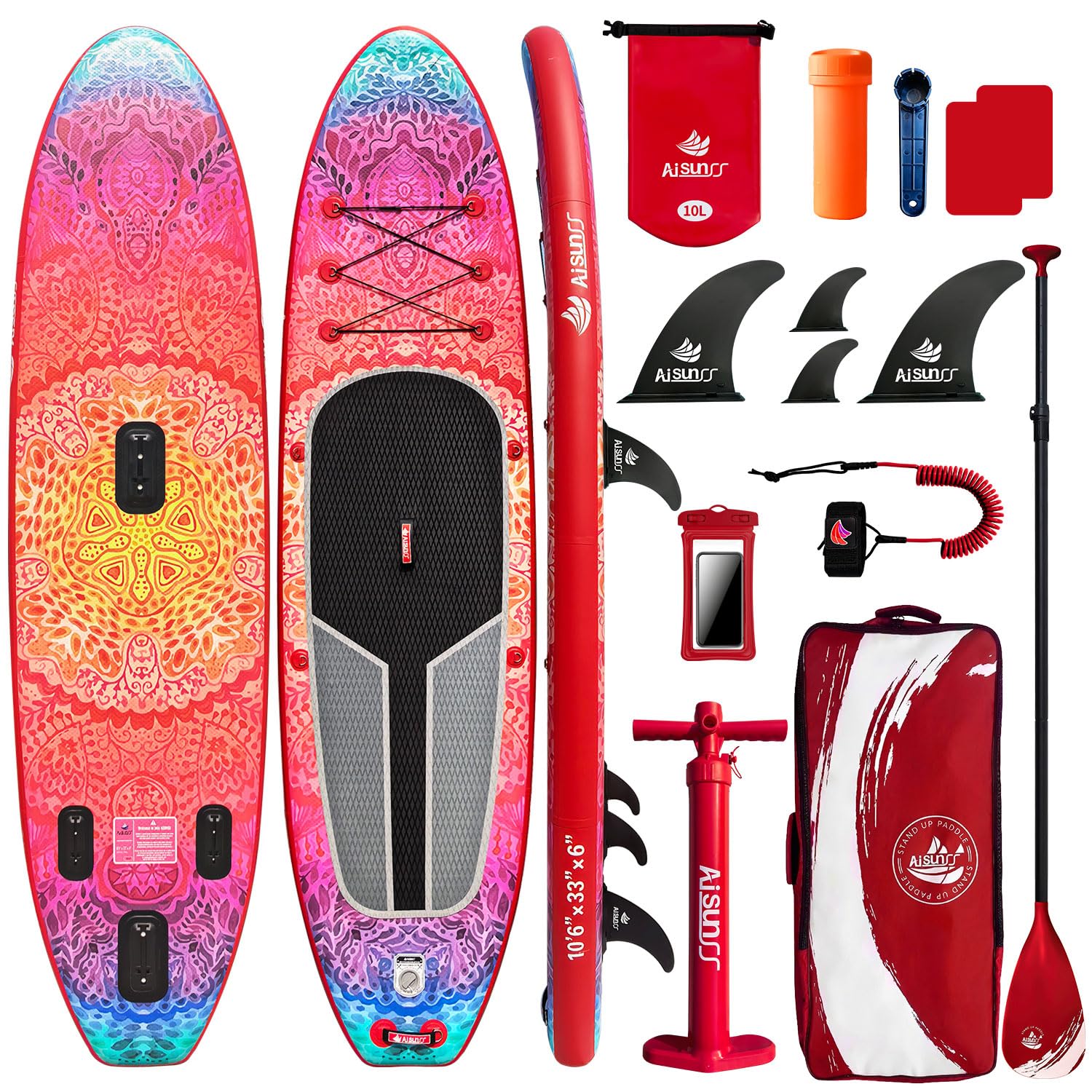 AISUNSS サップボード　SUP ボード　スタンドアップパドルボード　新品 Amazon | AISUNSS サップボード SUP ボード インフレータブル スタンド