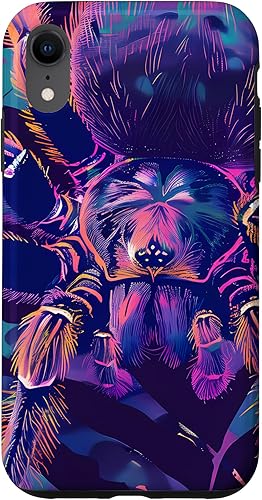Miniatura 8 de iPhone 14 Pro Max Retro Synthwave Tarantula Art Poster Case