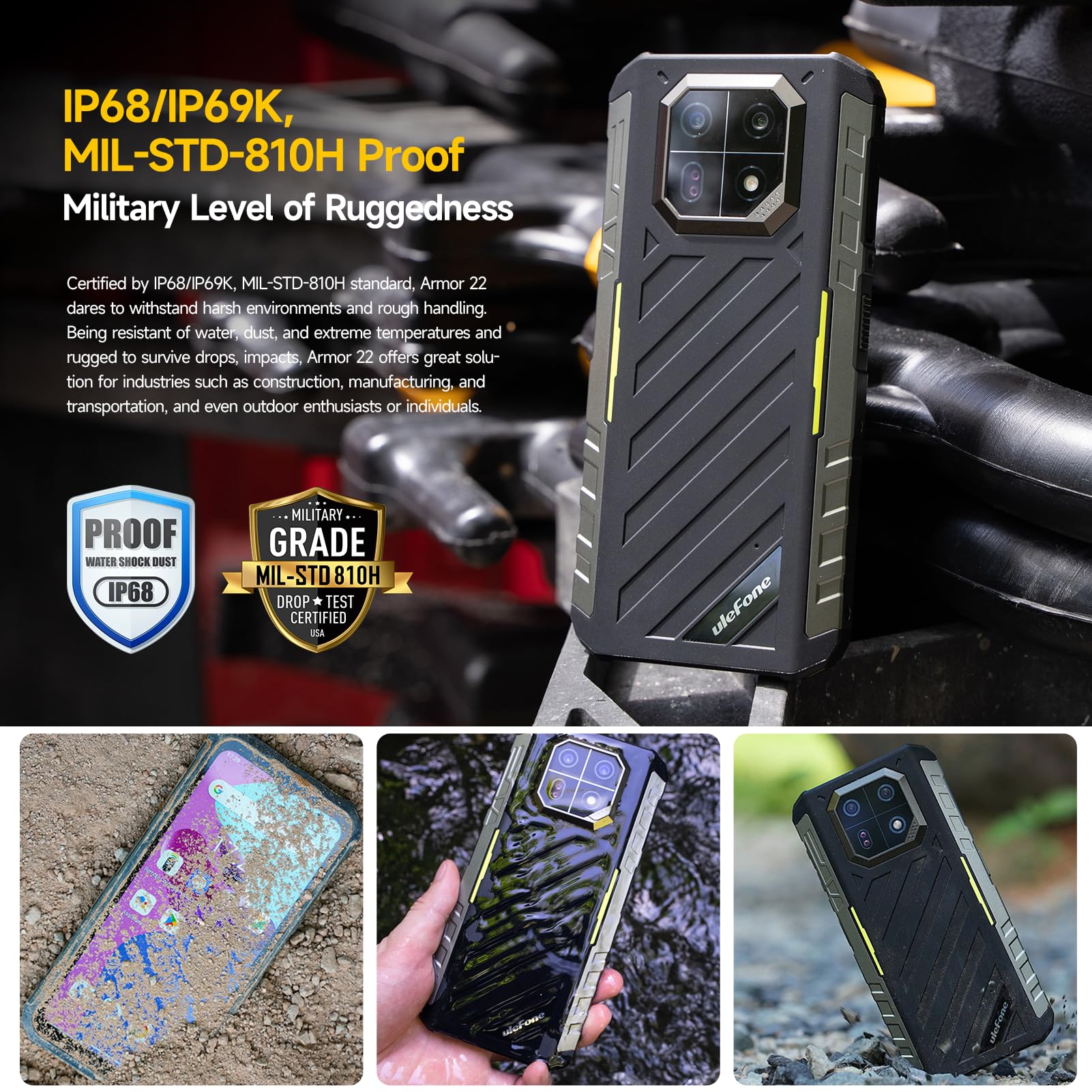 Smartphone Rugged 22 6.58