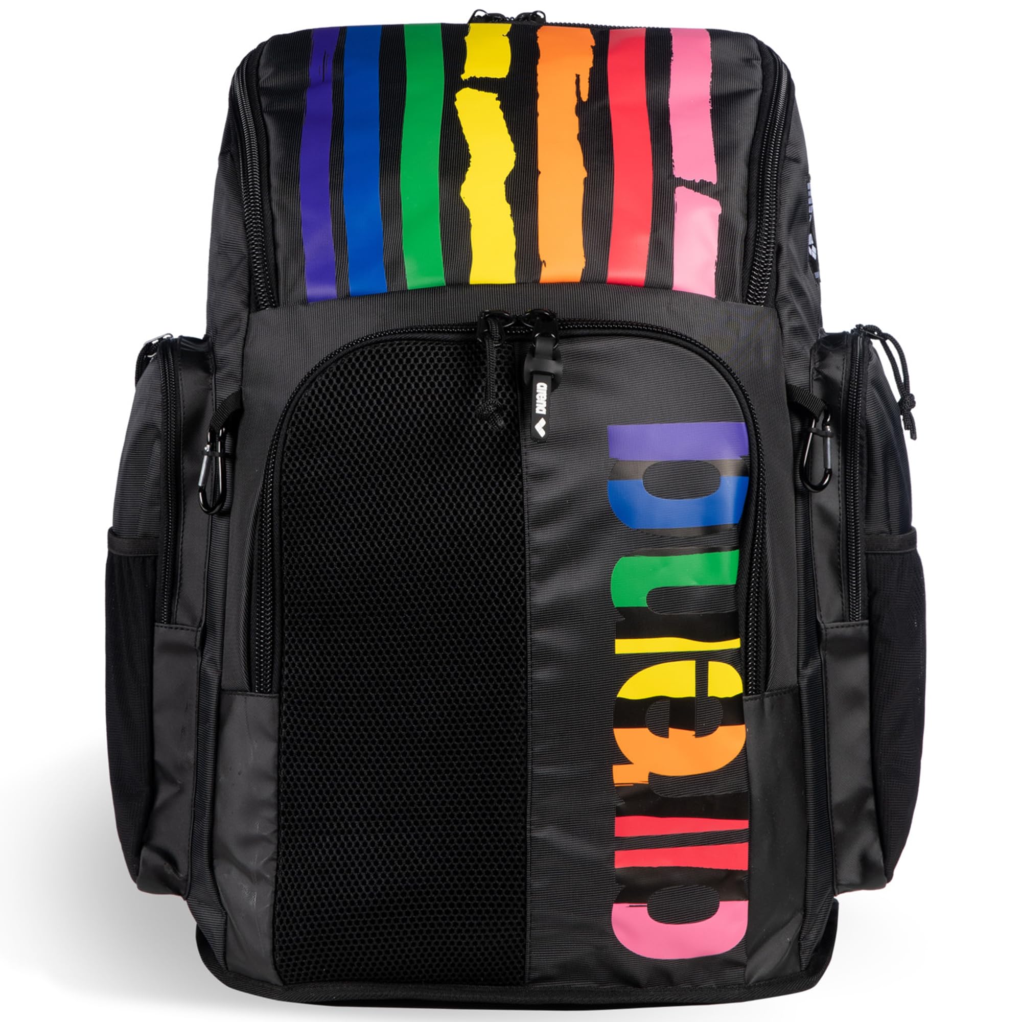 ARENA Spiky III Backpack 45 Swimming Athlete Sports Gym Rucksack Large Training Gear Equipment Swim Bag for Men and Women, 45 Liters, Pride