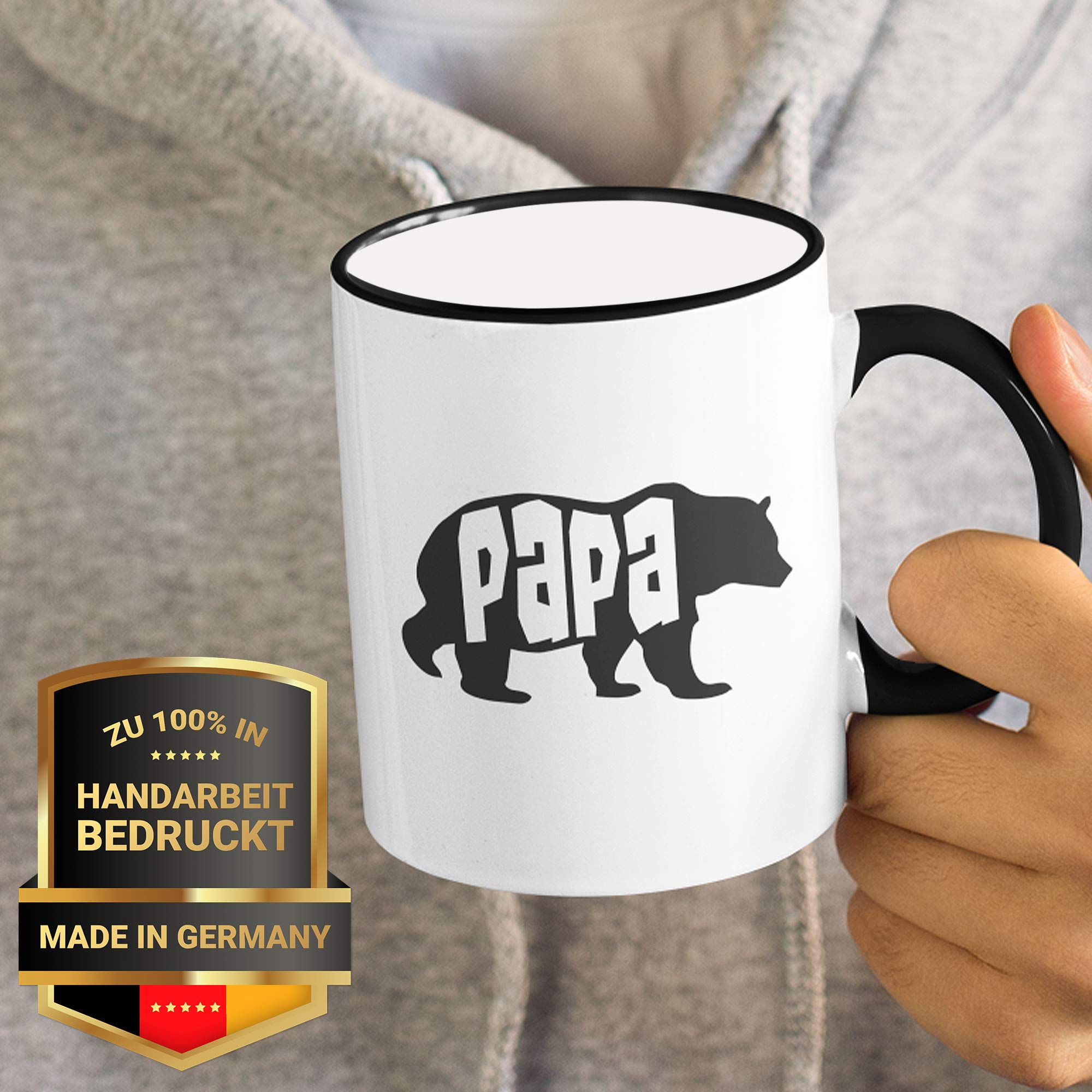 Tazza personalizzata con orso papà, tazza da caffè