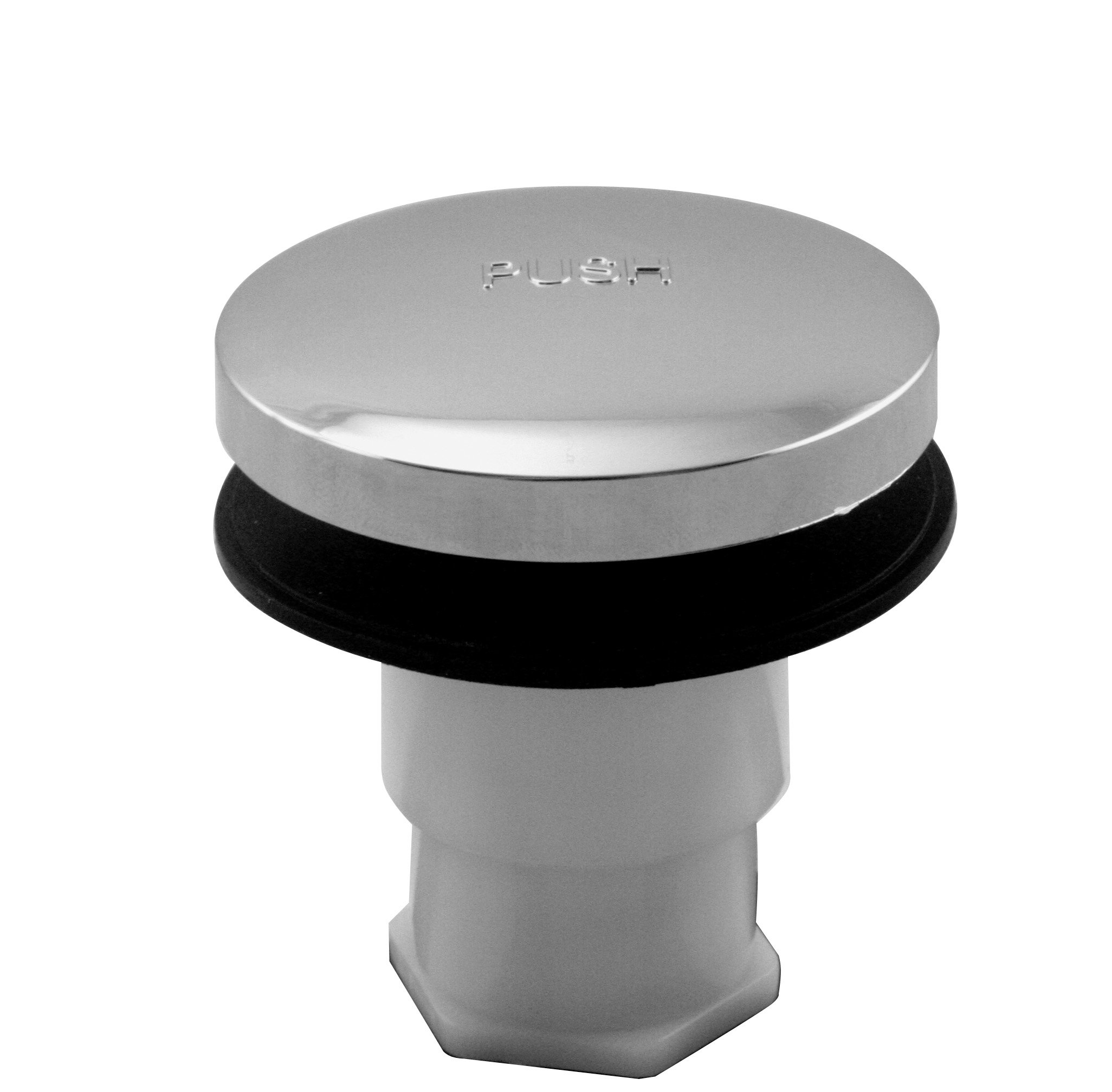 Westbrass D3322-1 Tip Toe Bathtub Drain Plunger Satin Nickel (Brushed Nickel)