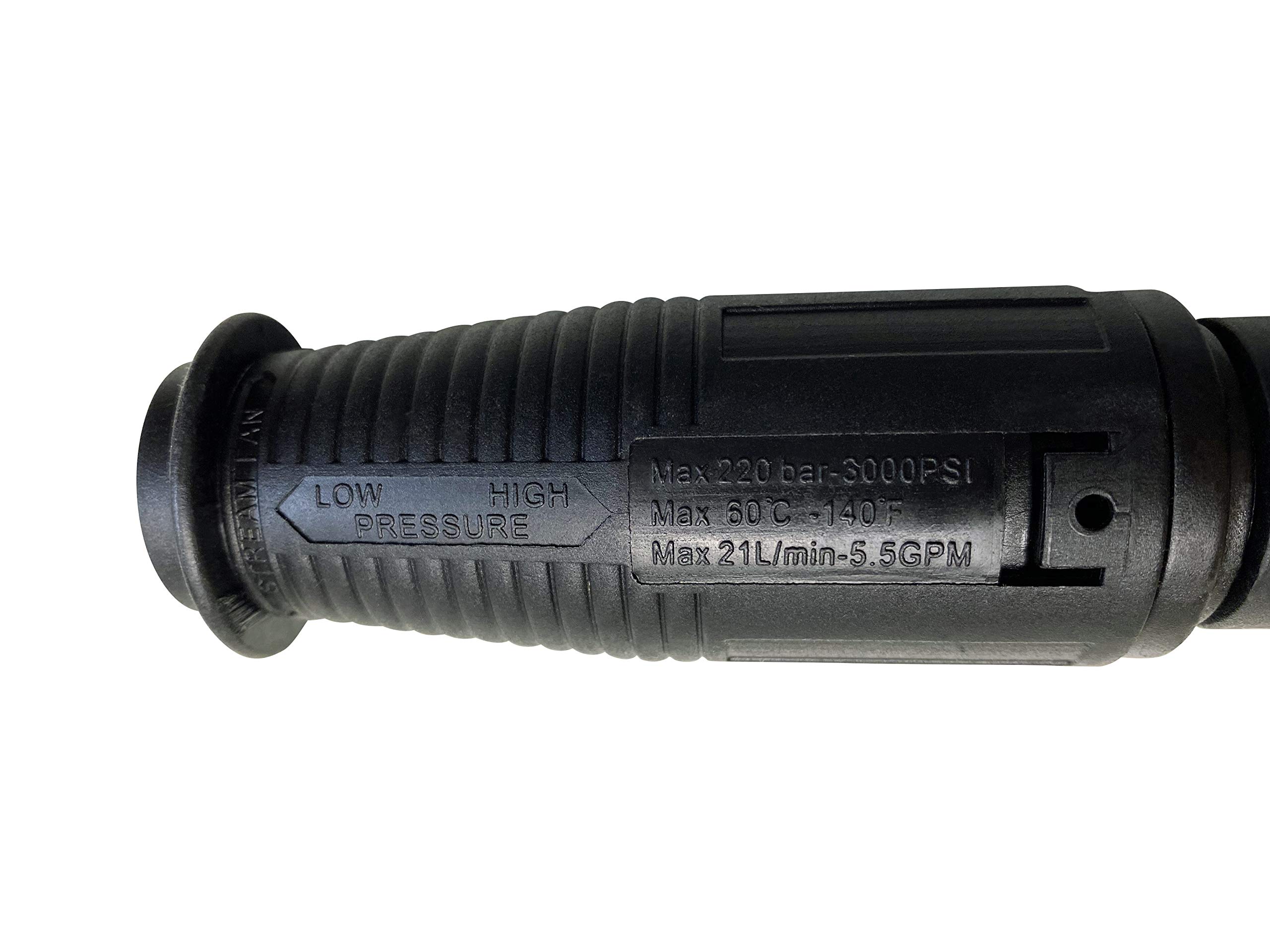 M&M Smartek Pistola de alta presión profesional, hobby, pistola y lanza/tubo variador M22 IG/AG de 2 piezas, apta para lavadora de alta presión Karcher Kränzle Kranzle | Pistola de alta presión para limpieza controlada, compatible con Kärcher HD/HDS, Krän