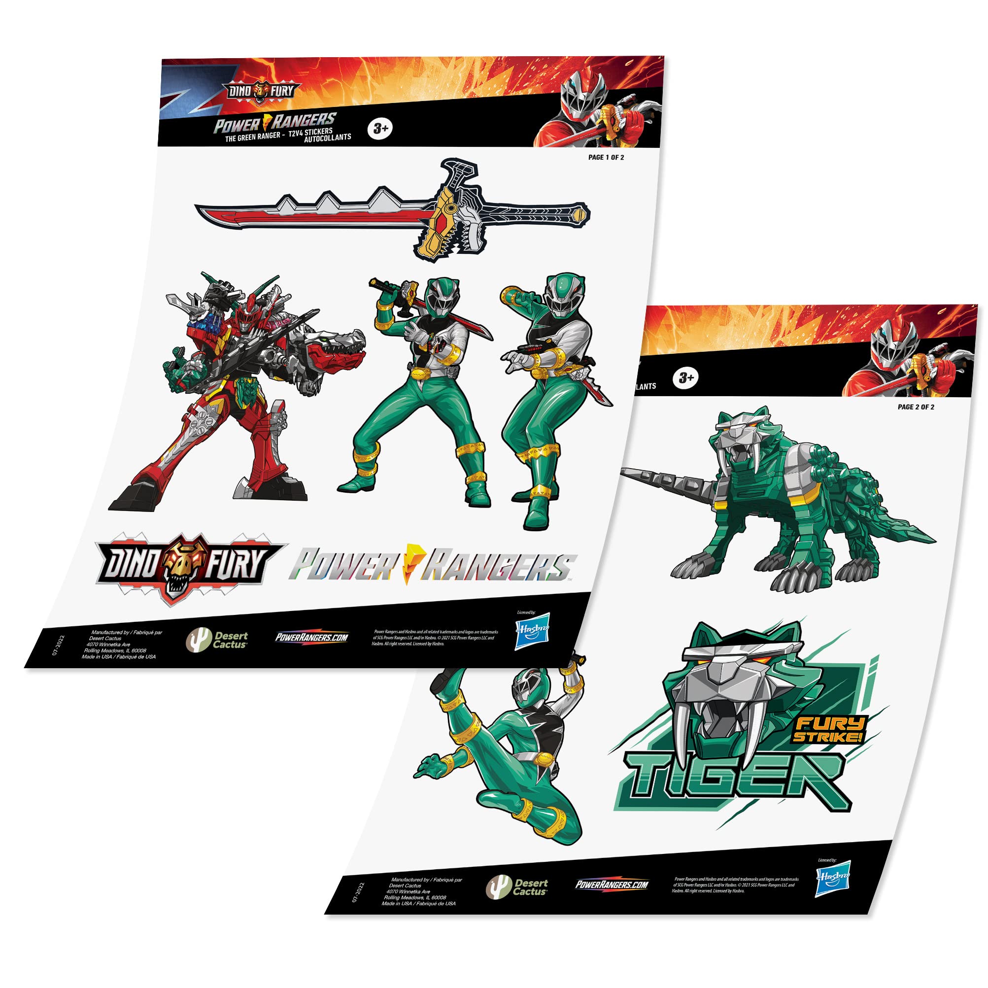 Amazon.com: Desert Cactus Power Rangers Sticker - 10 Vinyl Decal Laptop ...