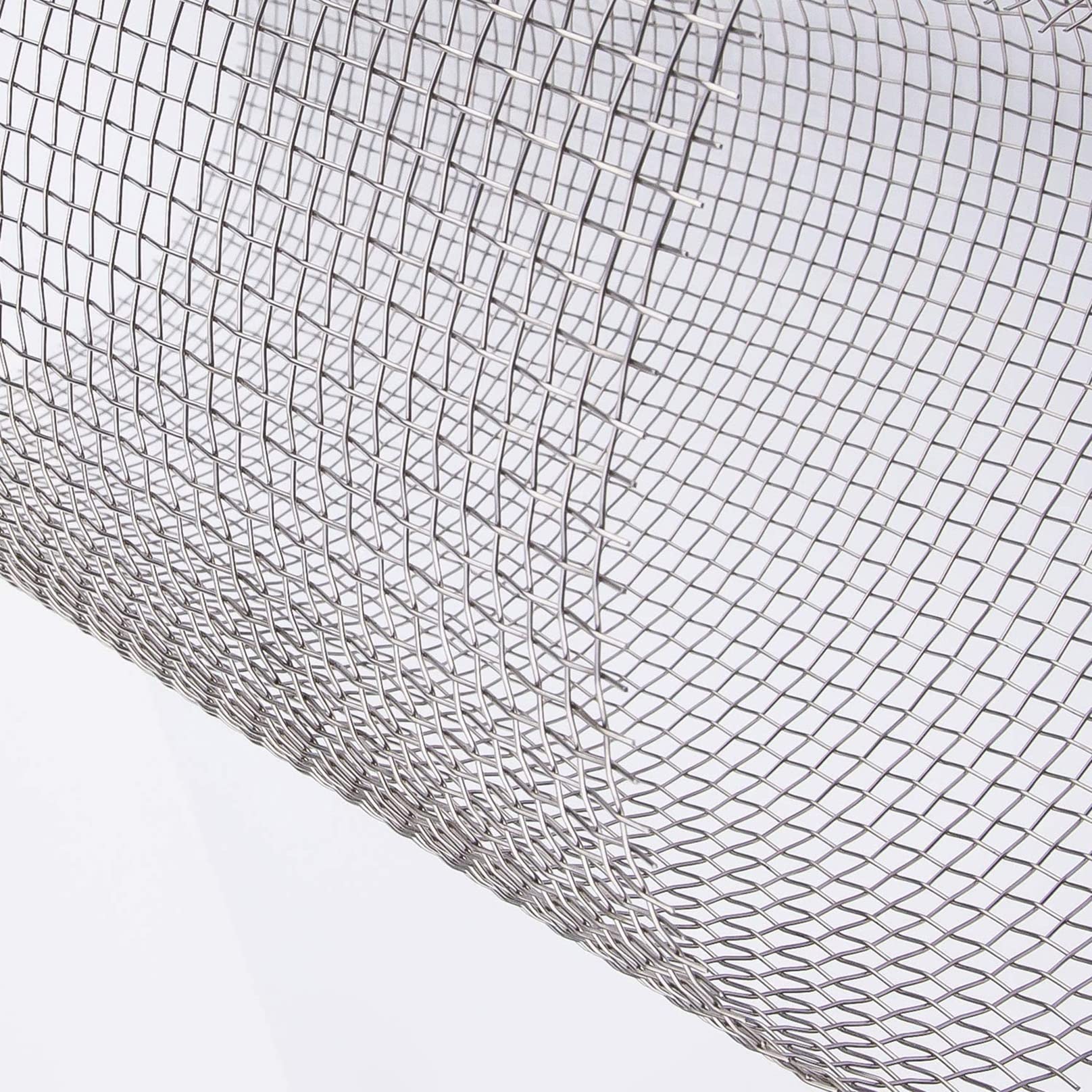 304 Drahtgitter Edelstahl Maschendraht,Woven Wire Mesh 6 Mesh Wühlmausgitter Volierendraht Maschendraht Kaninchendraht Drahtgeflecht Drahtstärke 0,5 mm Hasendraht Balkon