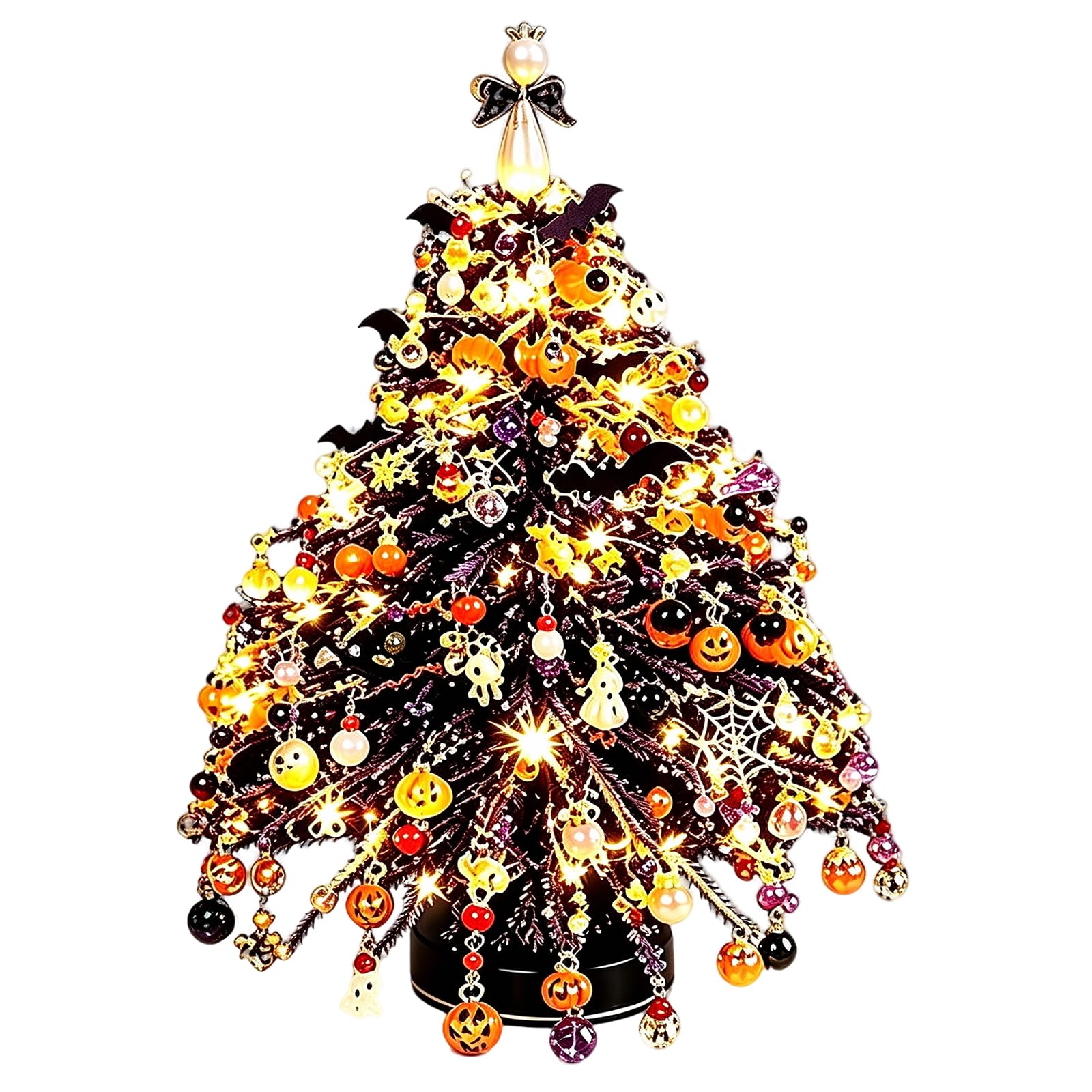 Diy Beaded Christmas Tree Kit,Craft Kit,Night Light DIY Festive Centrepiece