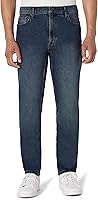 Amazon Essentials Men's Athletic Fit Low Stretch Jeans - Extra Room for Muscular Builds, Durable Heavyweight Denim