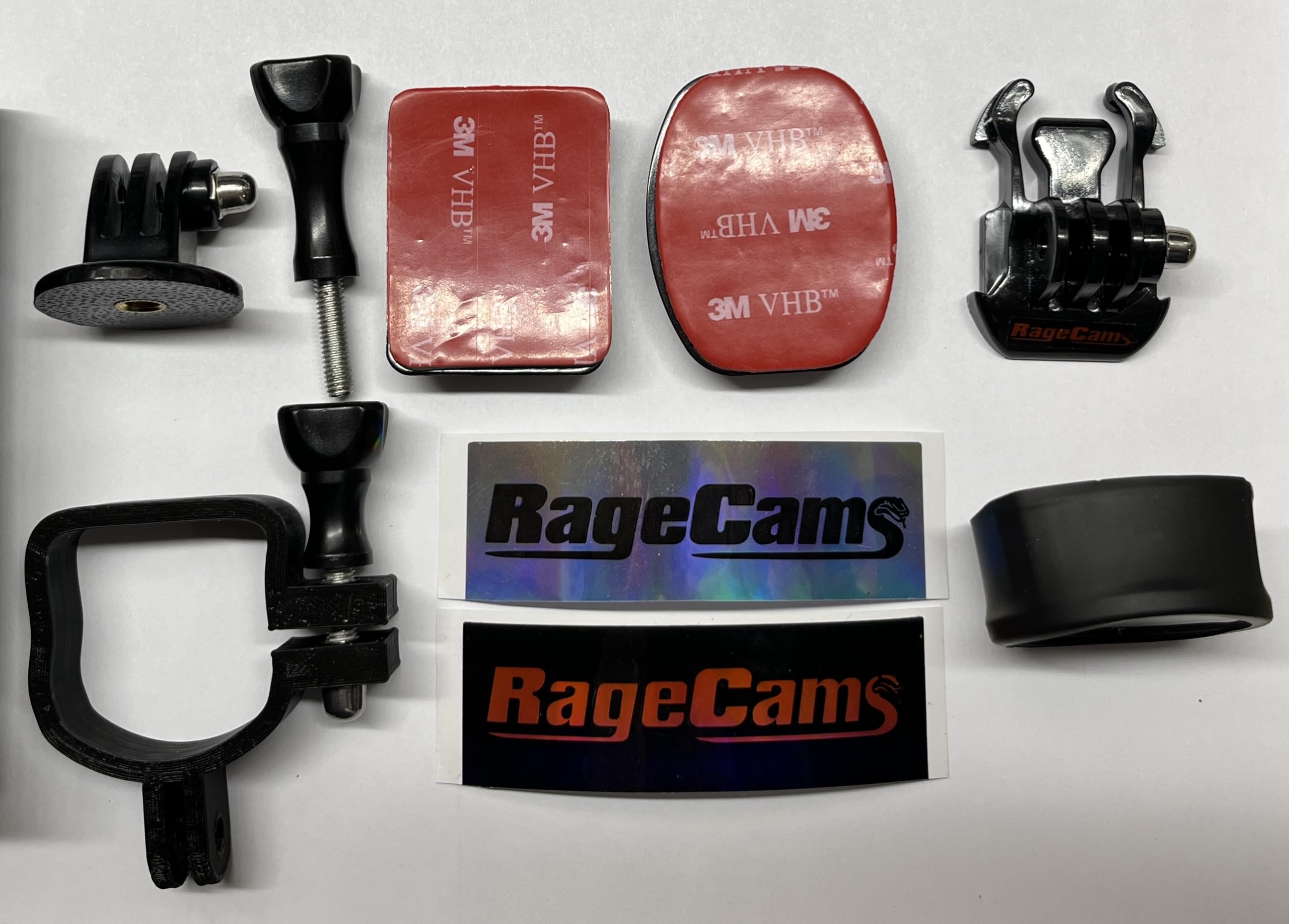 Universal RageCams 6.0 Cage Frame Mount 1/4"-20 Lens Protector RC Sticker Kit Compatible with Tactacam 6.0 Hunting Camera