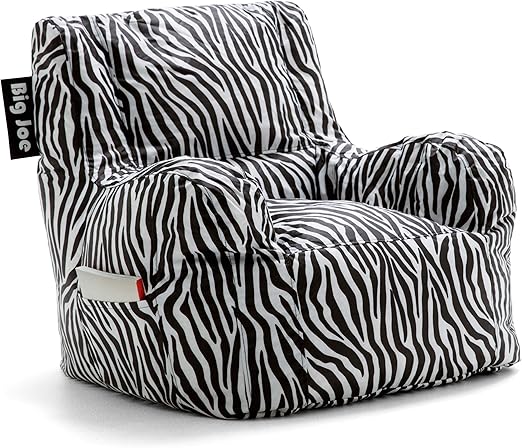 Big Joe Duo Chair, Zebra