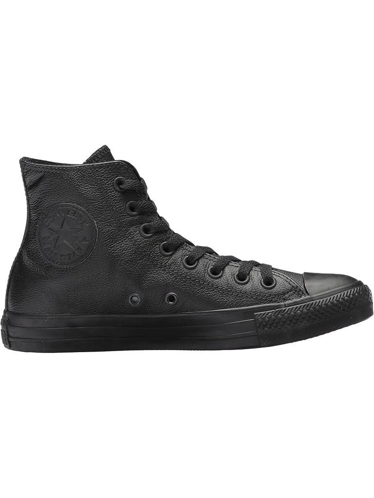 Black Converse Chuck Taylor All Star Leather High Top Sneaker