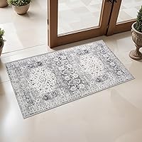 Vista 52 de Alfombra de Pasillo Lavable - Alfombras de Cocina de 2'6"x12' con Respaldo Antideslizante, Alfombras de Casa de Campo para Interiores para Sala