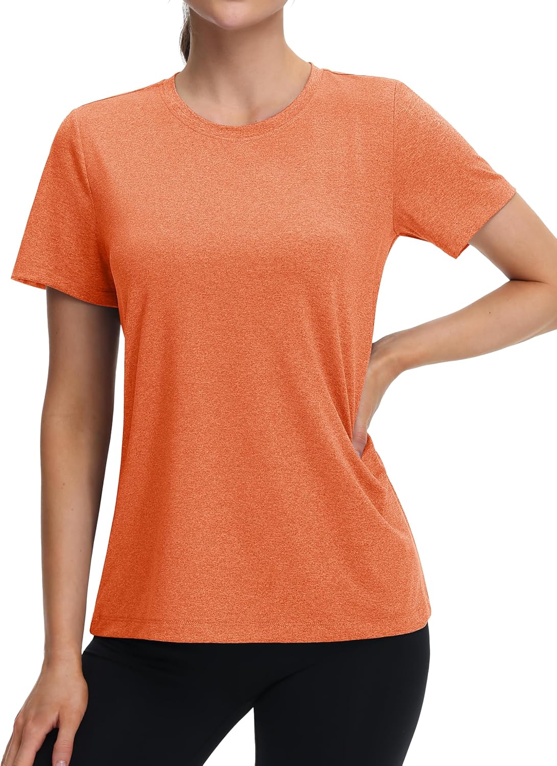 MAGCOMSEN Women’s Tops Short Sleeve Workout Shirts UPF 50+ Quick Dry Athletic Running Swim Rash Guard