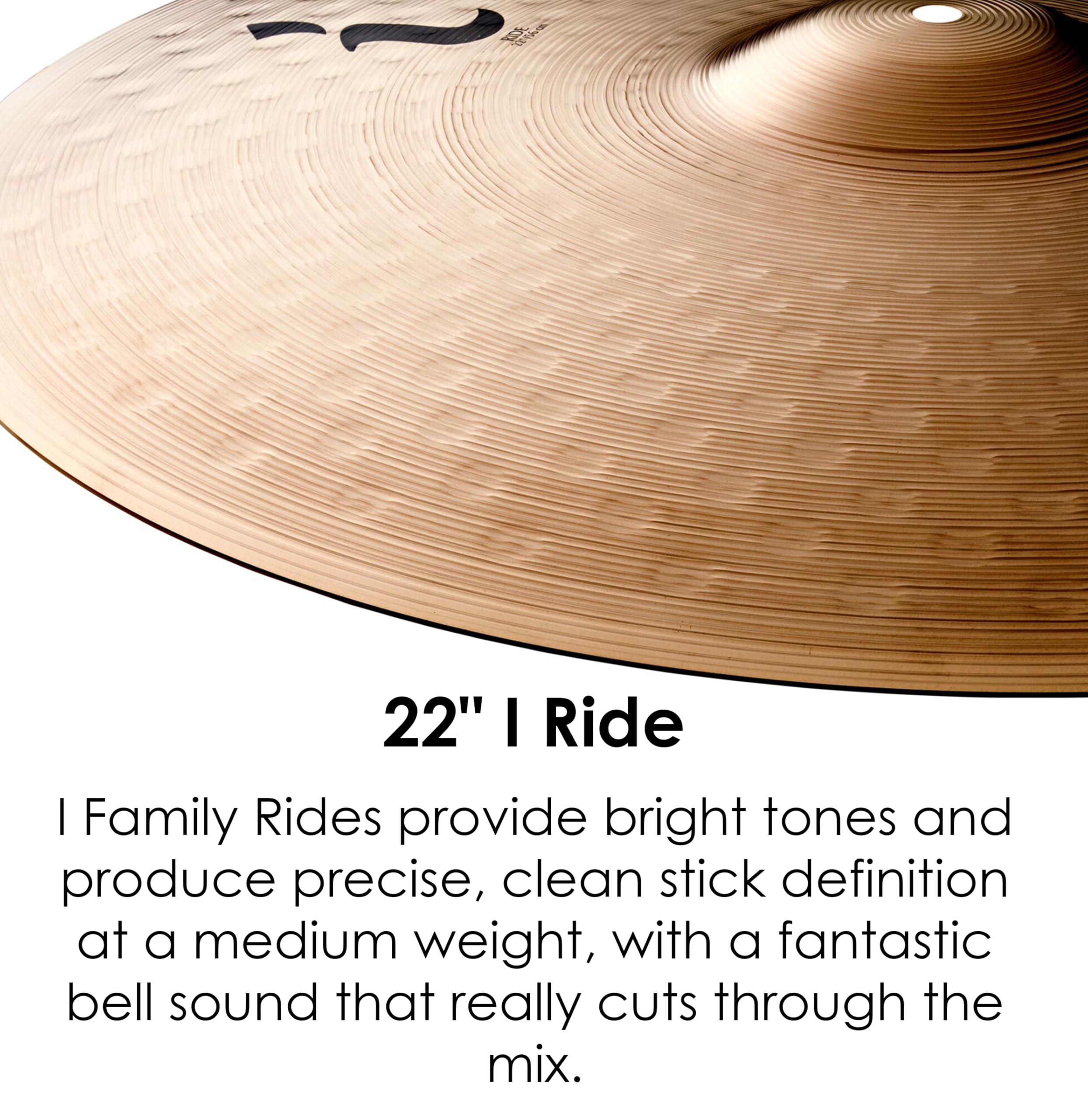 Zildjian I seria rodzinna - talerz do jazdy - 55 cm