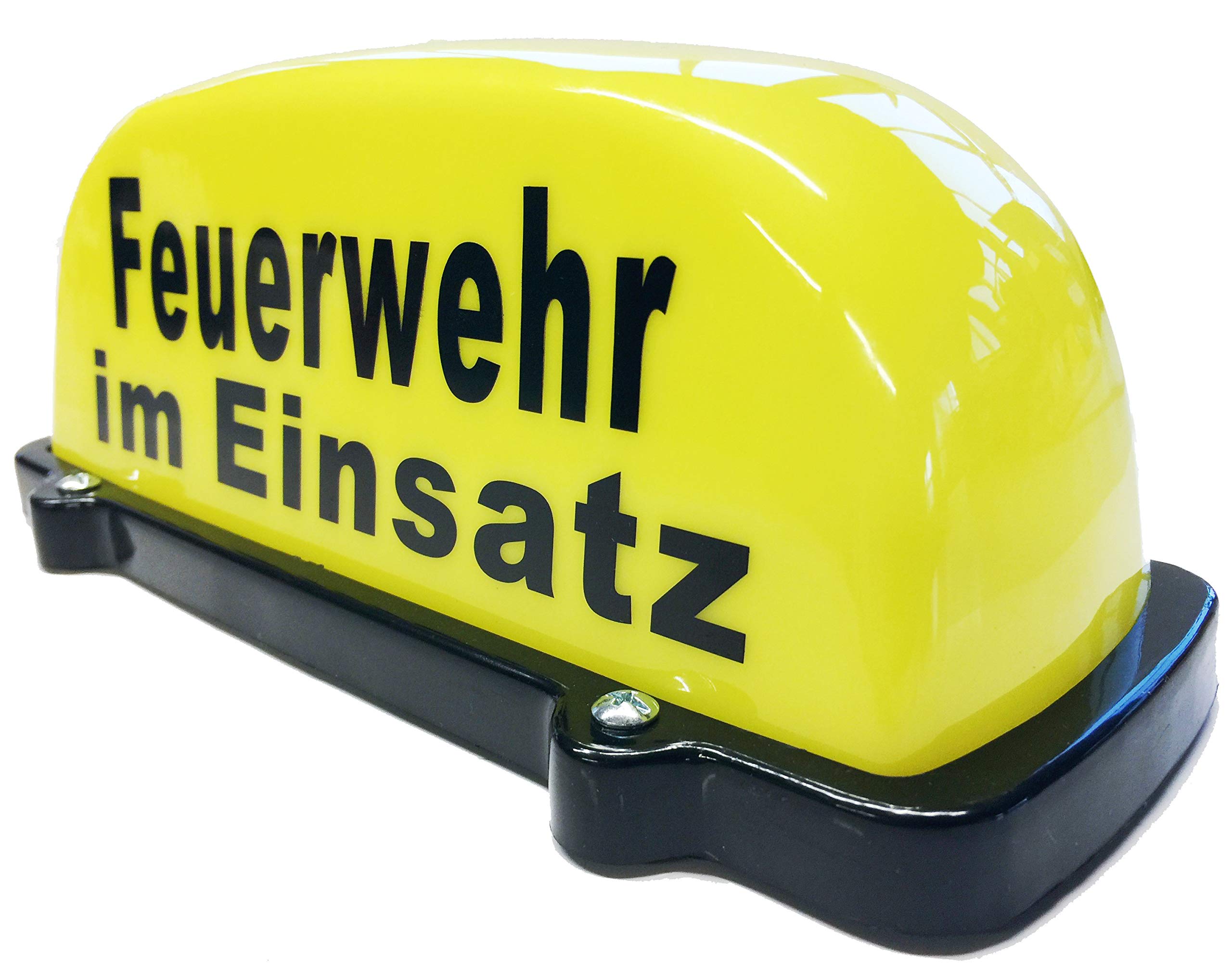 Magnetschild Feuerwehr im Einsatz gelb