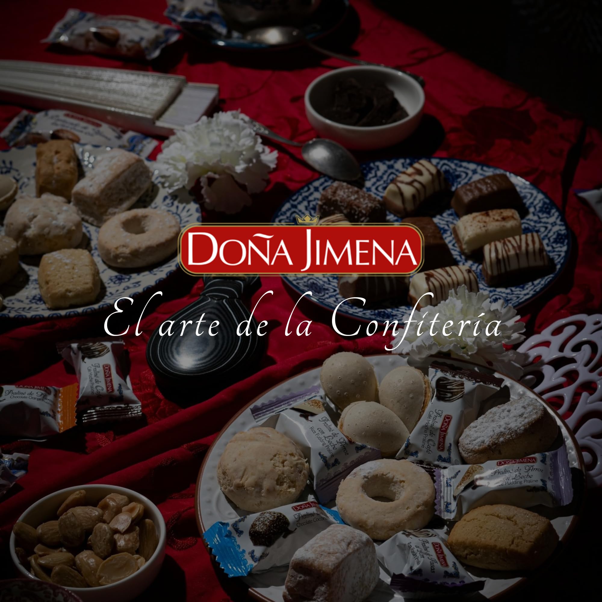 DOÑA JIMENA - Surtido Tradicional con Aceite de Oliva, Producto Vegano, Especialidades, Placer para compartir, 400grCalidad Suprema