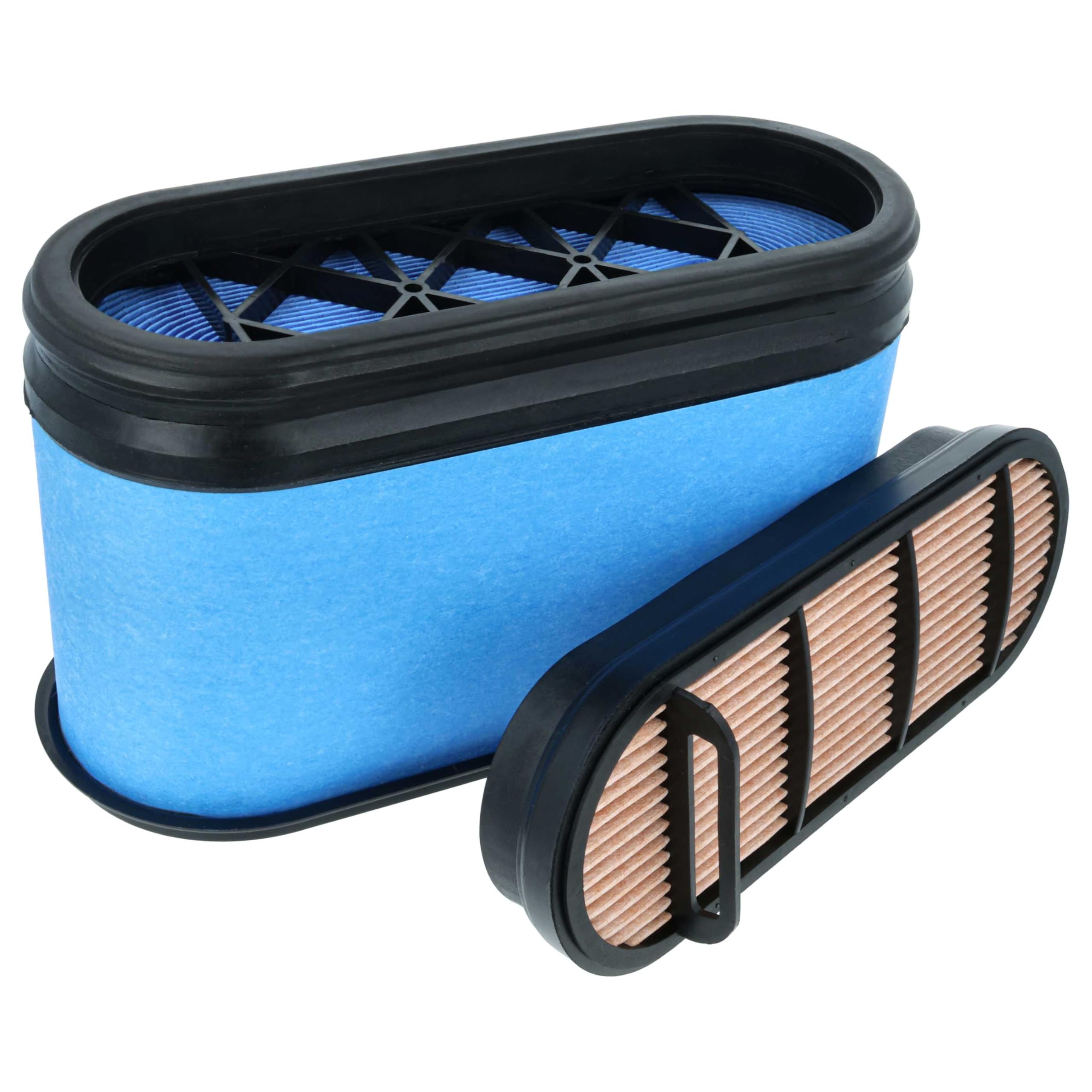 vhbw filtro principal, filtro de seguridad compatible con John Deere 5M Series, 6015 Series, 6020 Series, 6030 Series, 6D Series tractor cortacésped