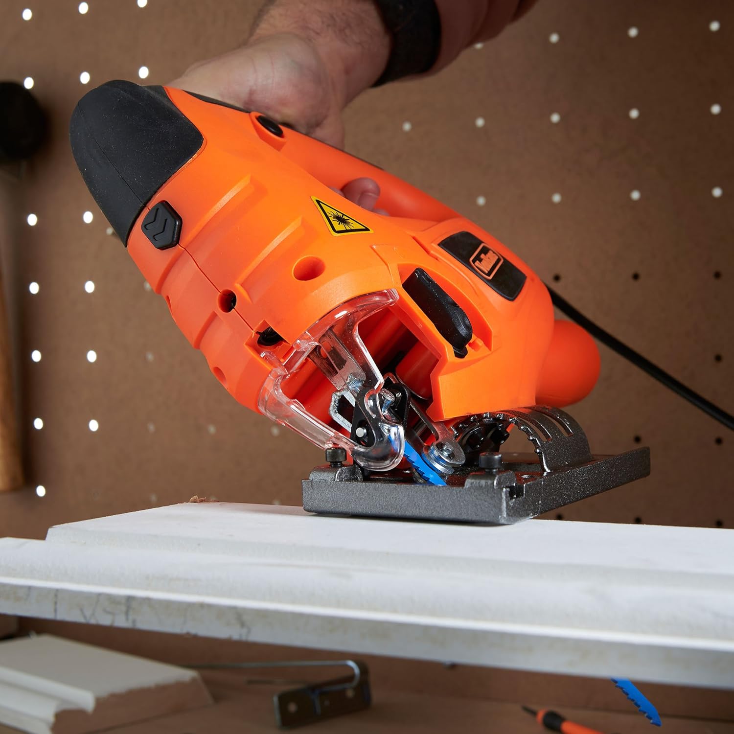 VonHaus Jigsaw Tool 800W with Laser Guide and Pendulum Action No Load