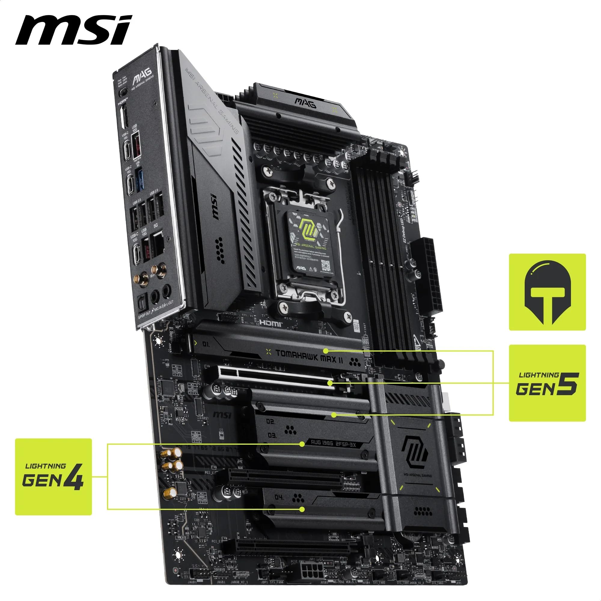 Amazon | MSI MAG B850 TOMAHAWK MAX WIFI II ATXマザーボード MB6981