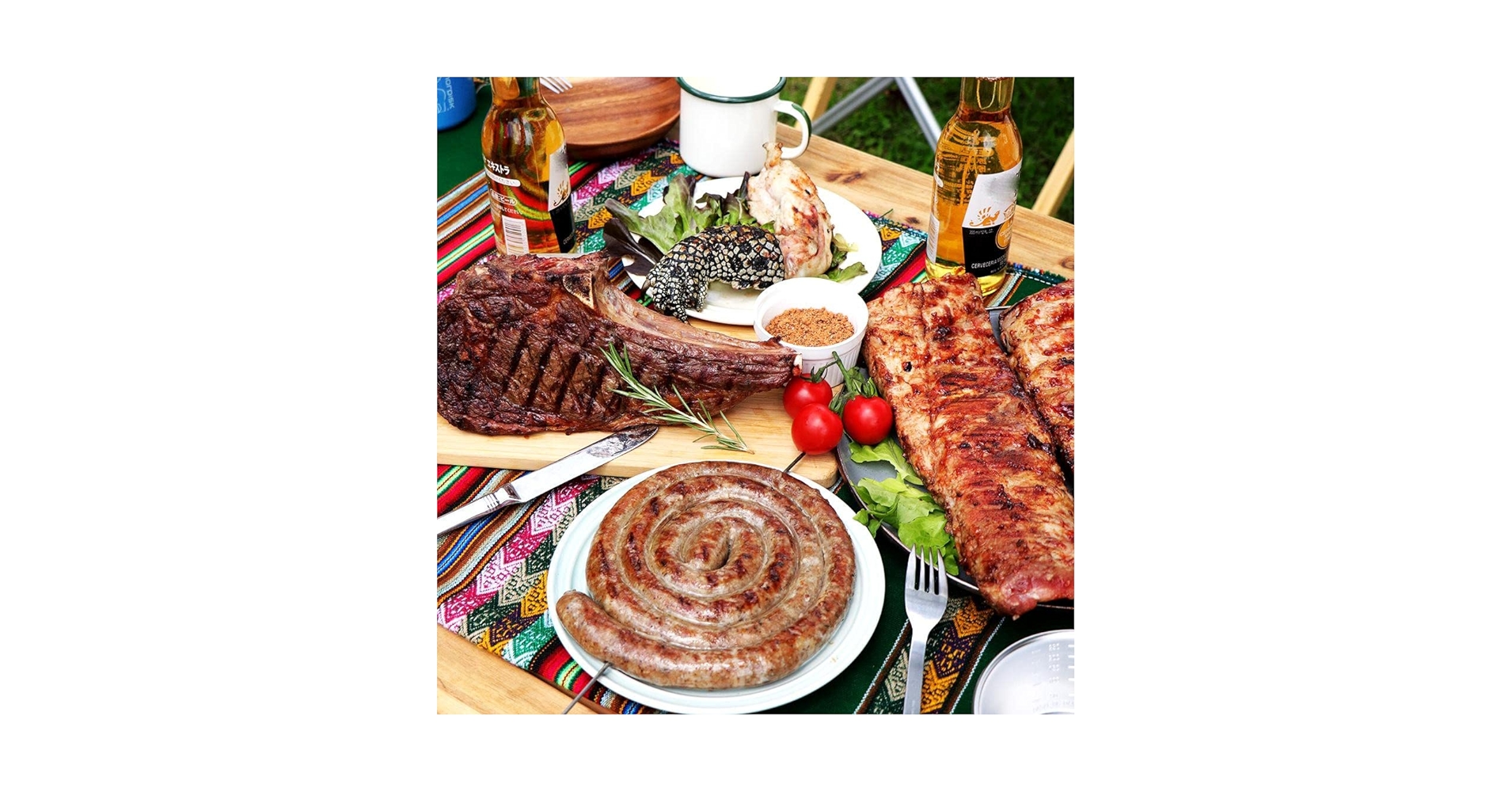 Amazon.co.jp: スーパー盛り上がる！BBQセット 7人前 2.92kg