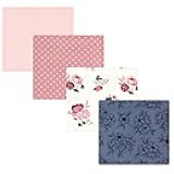 Little Treasure Flannel Receiving Blankets 4pk