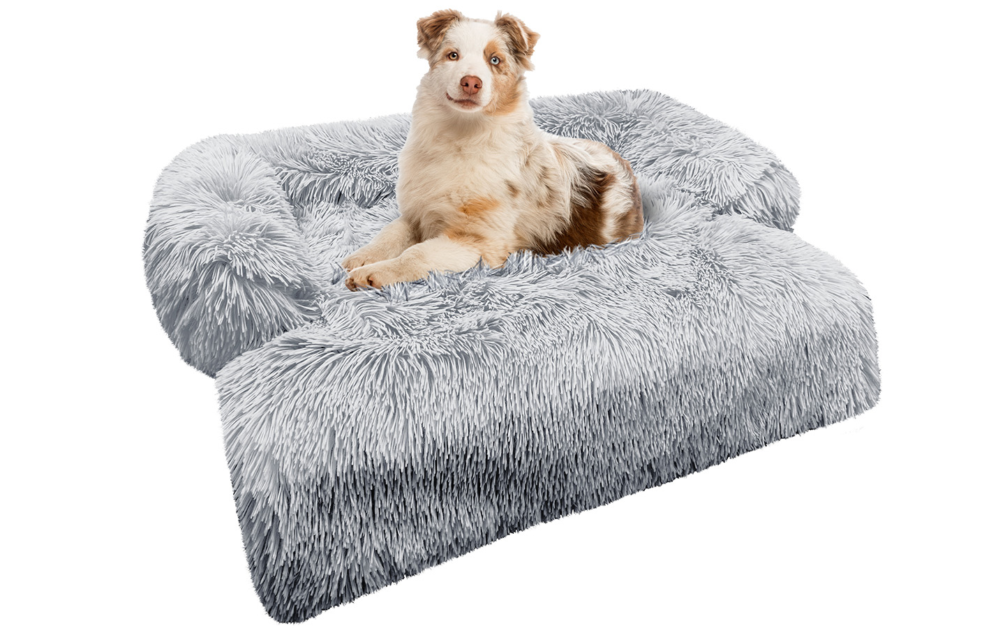 Cuscino Per Cani Taglia XL In Velluto - Rosa Sporco, Lavabile, Antipelo - Foto 5