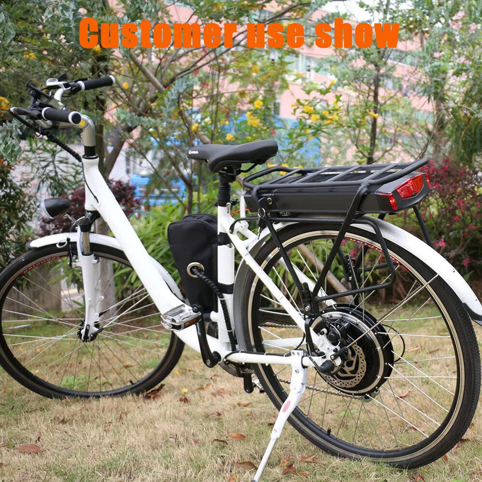 Batterie de vélo électrique de Rack arrière de 36V 15ah pour 250W 300W 350w 500W Bafang/voilamart et d'autres Moteurs de vélo électrique