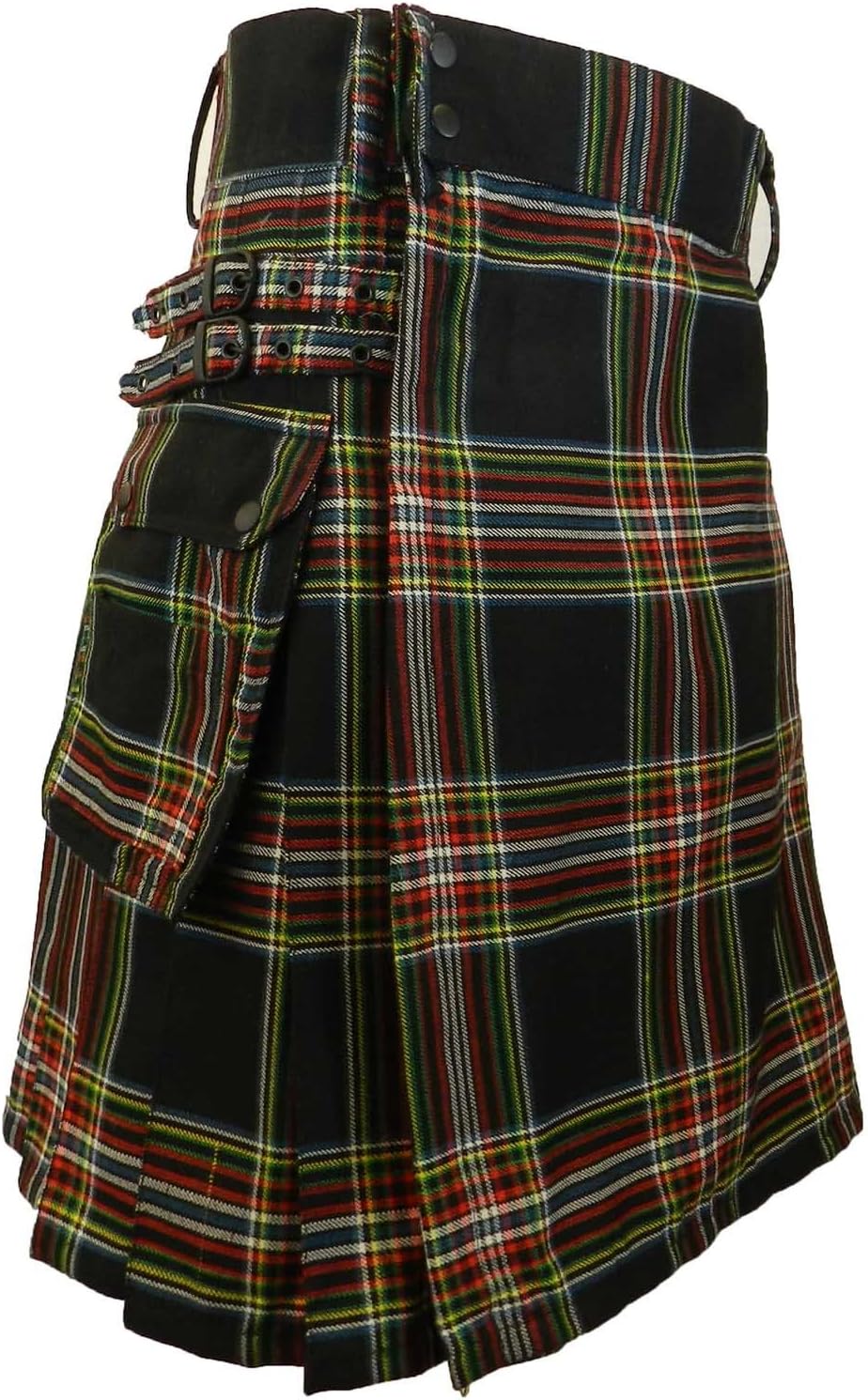 UT Kilts Men's Standard Tartan Utility Kilt, Modern Scottish Kilt for Everyday Wear, Tactical Kilts Adjustable Hip Straps