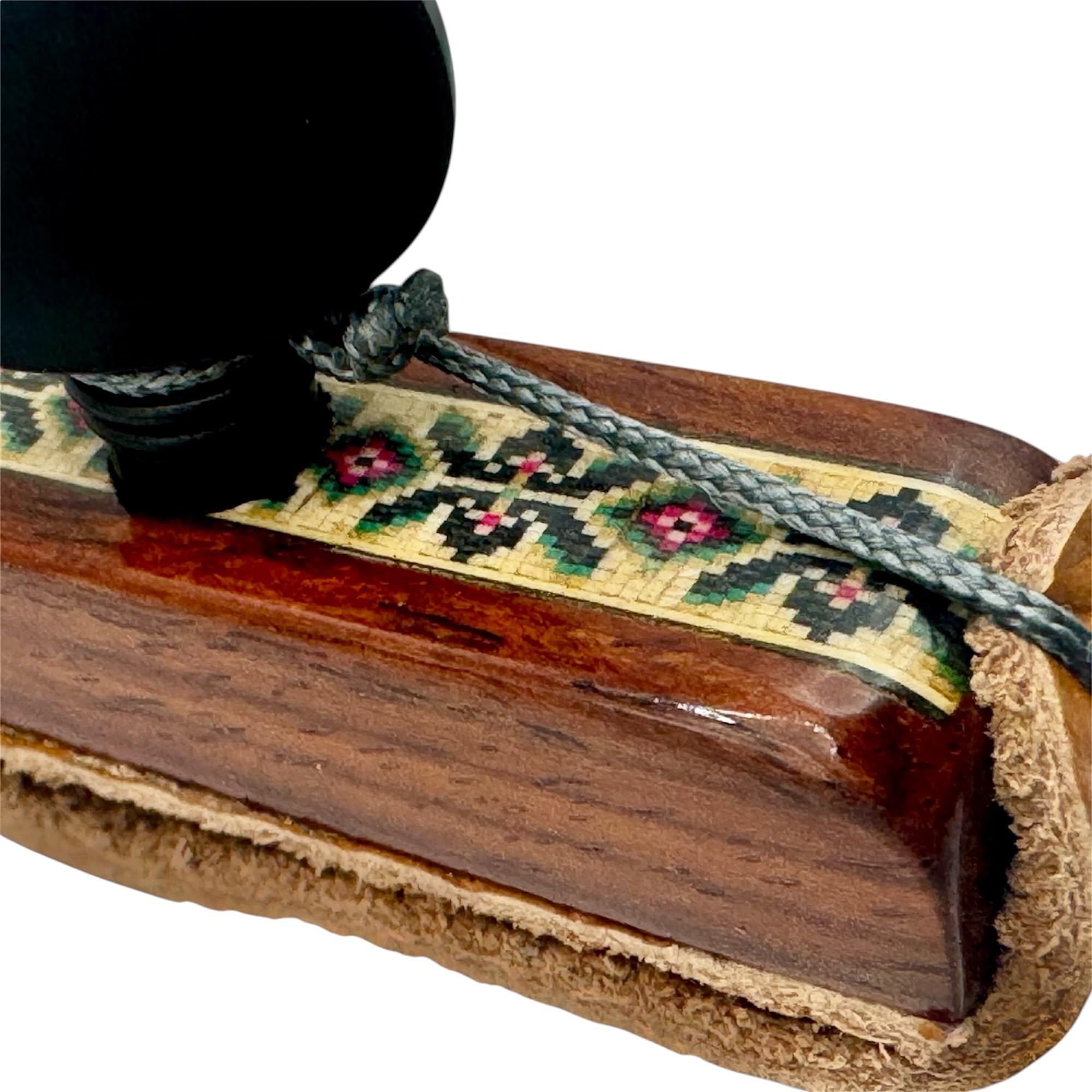 Cejilla Artesana para Guitarra Flamenca NAZARÍ de Cocobolo | Fabricada en España | Cejillas Algeciras