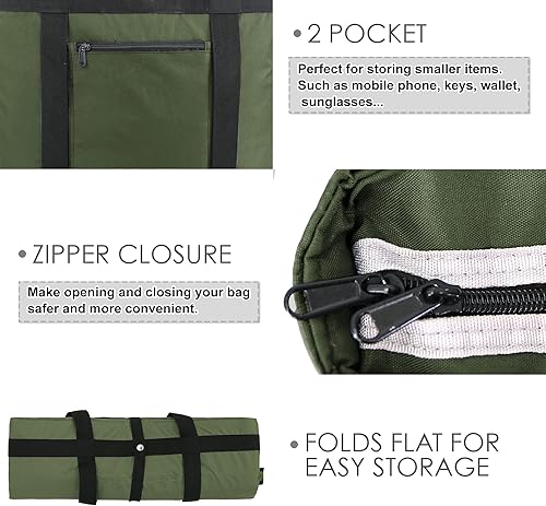 Vista 13 de BeeGreen Bolsa térmica suave a prueba de fugas con cremallera para viajes de playa Gris