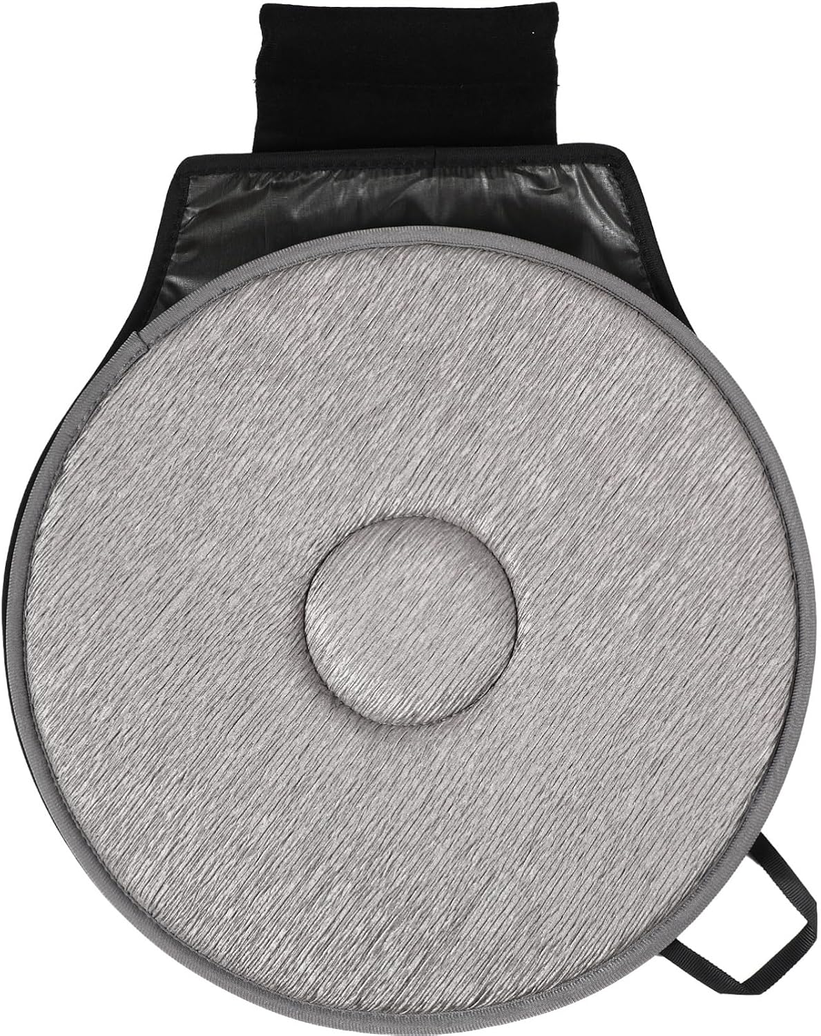 Cabilock 360 Degree Rotating Car Seat Cushion Swivel Pad with Anti-Slip Base Lightweight Comfortable for Elderly Pregnant Women and Home Office Use 20.47X15.74X1.18In
