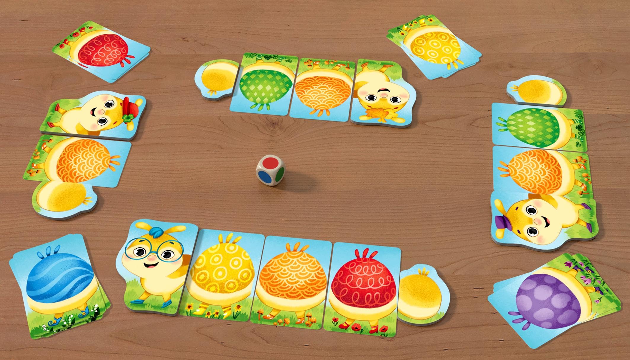 HABA 1306985001 Juego de Oruga Arco Iris, Multicolor