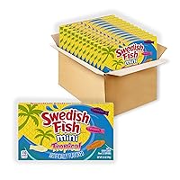 Vista 22 de SWEDISH FISH Mini dulces suaves y masticables, tamaño familiar, 1.8 libras