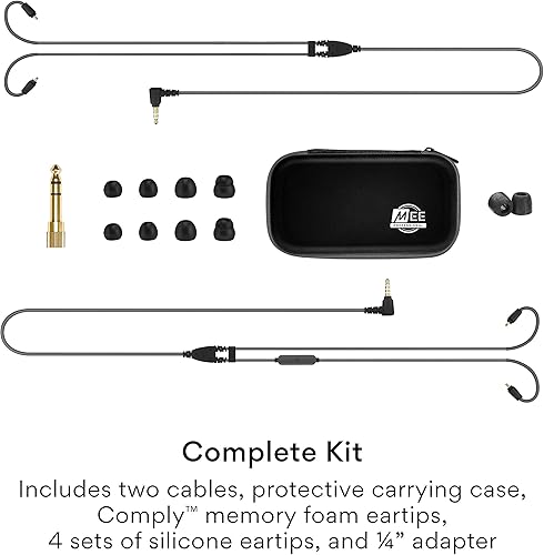 Miniatura 8 de MEE Professional MX2 PRO - Auriculares híbridos de doble controlador con subwoofer dedicado para graves realistas auriculares de aislamiento de