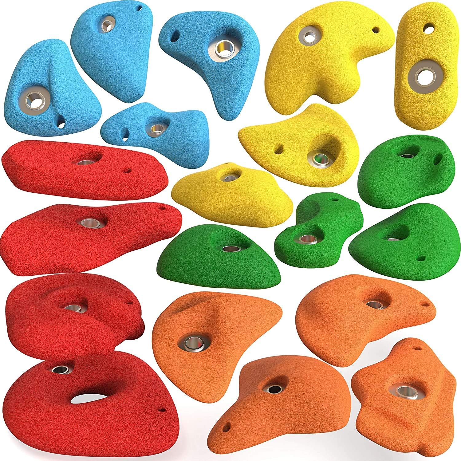 RIDDHI Set of 30 Climbing Holds Set, Solid Resin Non-Plastic Rock Climbing for Kids & Adults with Installation Hardware Kit (Multicolor) (B08TWZG8D2) Amazon Price History, Amazon Price Tracker