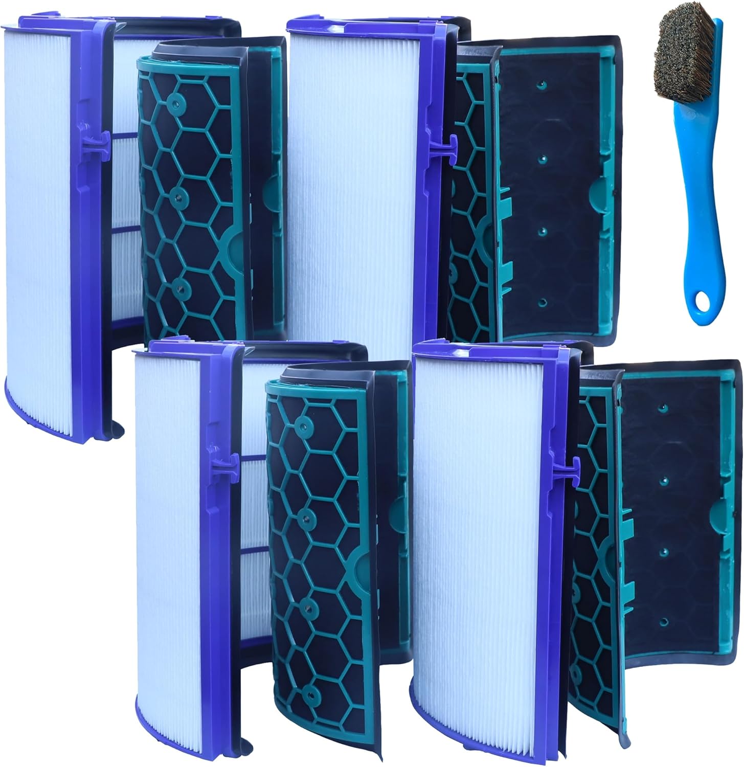 True HEPA Filters for Dyson HP04 TP04 DP04 TP05 DP05 Sealed Two Stage 360° Pure Cool Fan H13 HEPA Filters Replacement