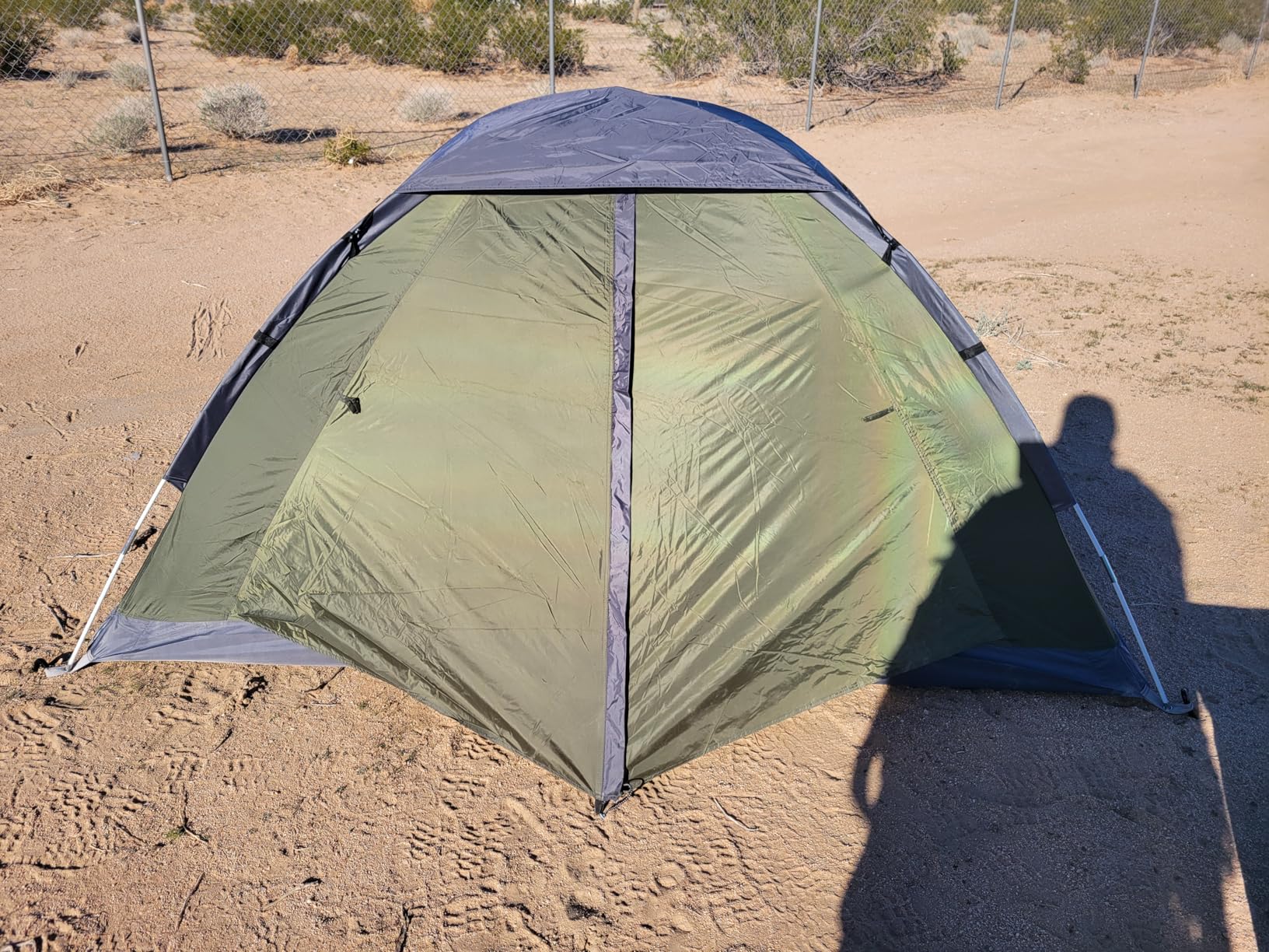 Night Cat Backpacking Tent for One 1 to 2 Persons Lightweight Waterproof Camping Hiking Tent for Adults Kids Scouts Easy Setup Single Layer 2.2x1.2m customer photo 5