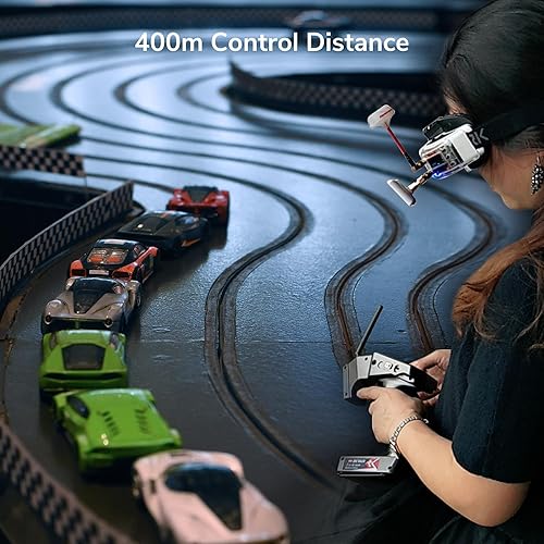 Miniatura 8 de Radiolink RC6GS V3 - Transmisor RC de 7 canales y receptor de giroscopio R7FG y R4FGM, control remoto RC de 2.4 GHz 1,968.5 ft, control remoto de