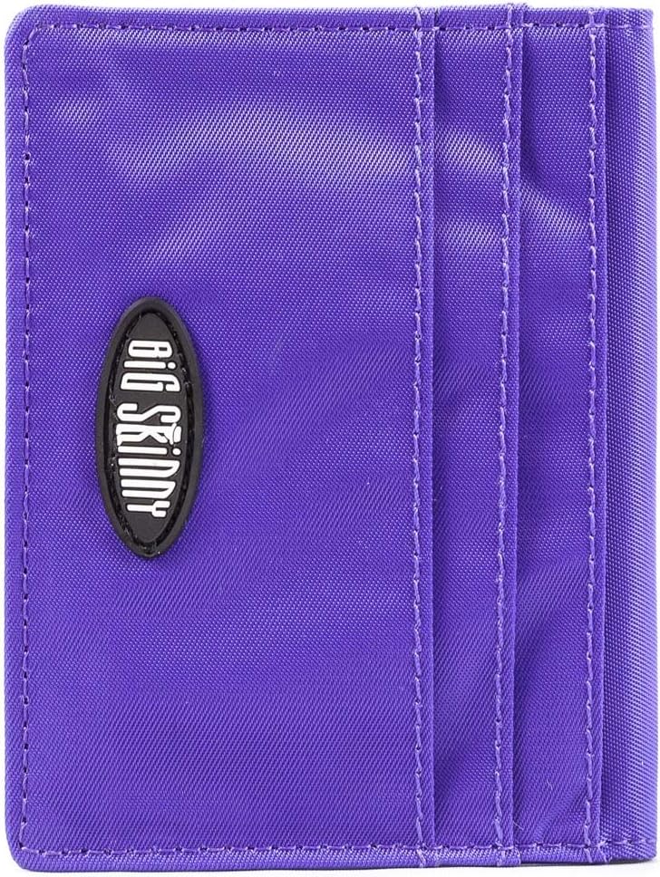 Big Skinny Yorker ID Slim Wallet, Holds Up to 24 Cards, Purple