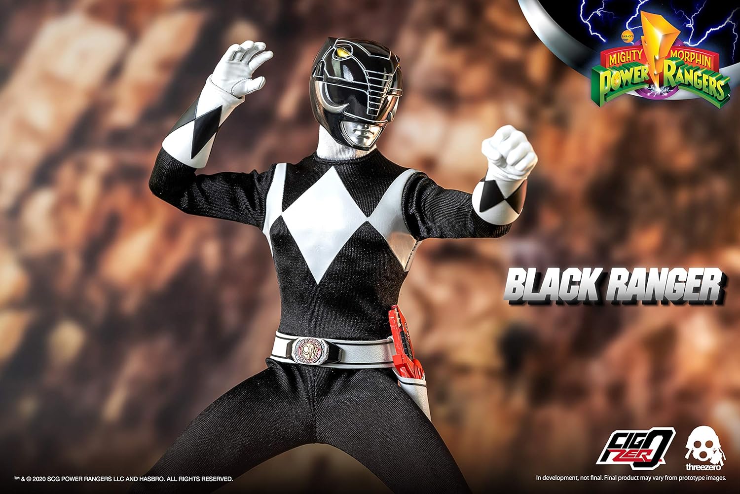 Mighty Morphin Power Rangers: Black Ranger 1:6 Scale Collectible Figure