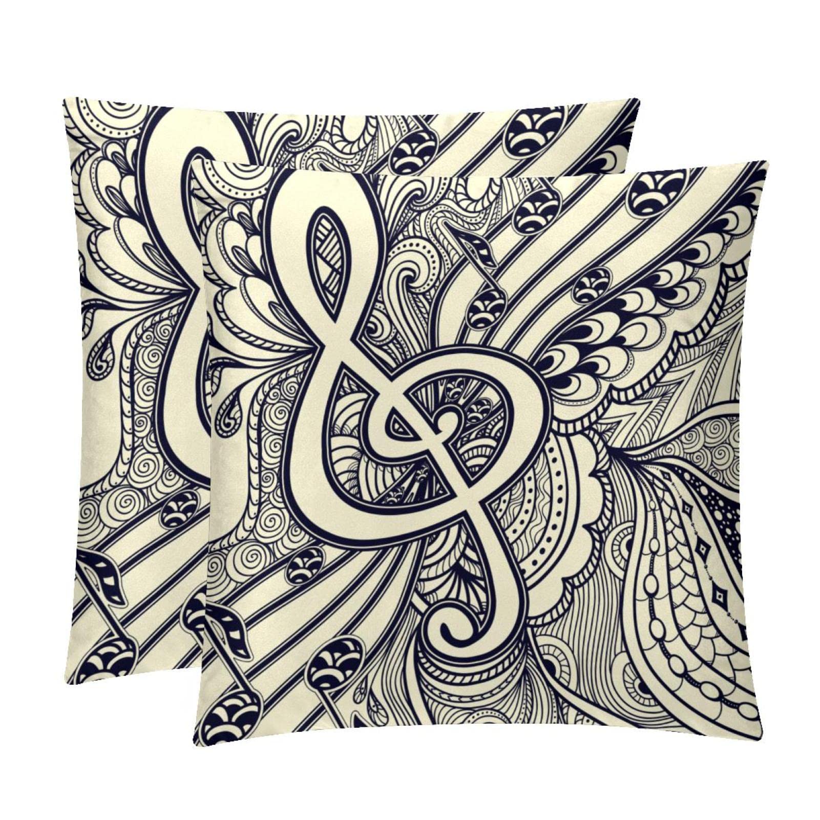 Housse de coussin lombaire atmosphère douce et cocooning lot de 2