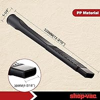 Vista 3 de Shop-Vac 2 piezas 8011848 kit de limpieza de coche, 1-1/4 pulgadas de diámetro, herramienta flexible para hendiduras y cepillo automático suave