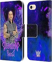 Vista 10 de Head Case Designs Officially Licensed WWE Portrait Damian Priest Leather Wallet Case Compatible with Apple iPhone 7 Plus/iPhone 8 Plus