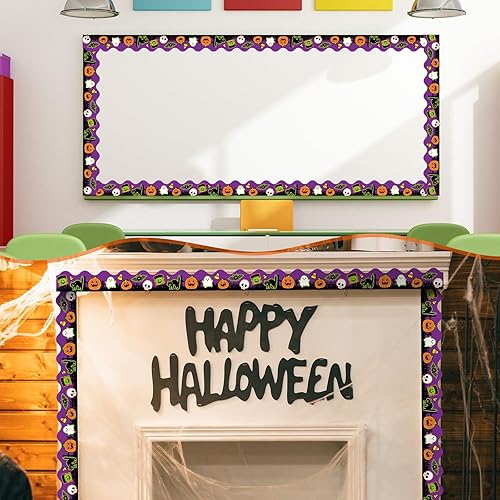 Vista 58 de Panelee Borde inspirador de confeti de 68.9 pies, borde de tablón de anuncios, mariposas, flores, abeja, espacio, inspirador, linda decoración