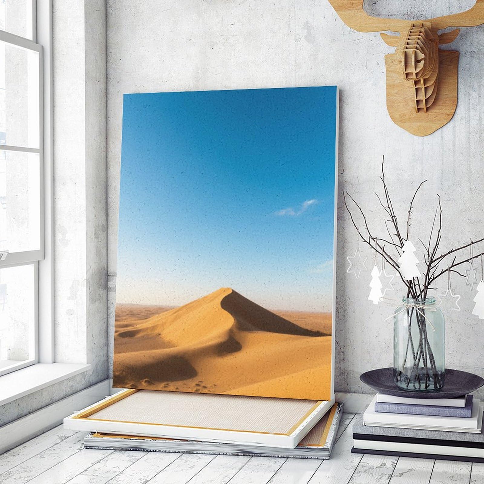 KOAYUBFC Desert Hills Malen nach Zahlen Kit für Erwachsene Anfänger Erwachsene Malen nach Zahlen Kits auf Leinwand DIY Acryl Ölfarben Malerei mit Pinseln als Geschenk Home Wall Decor