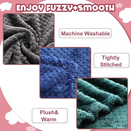 Vista 89 de Frienda Manta mullida para bebé, 4 piezas, manta mullida para niños y niñas, suave y cálida para bebés, recién nacidos, suministros de cama