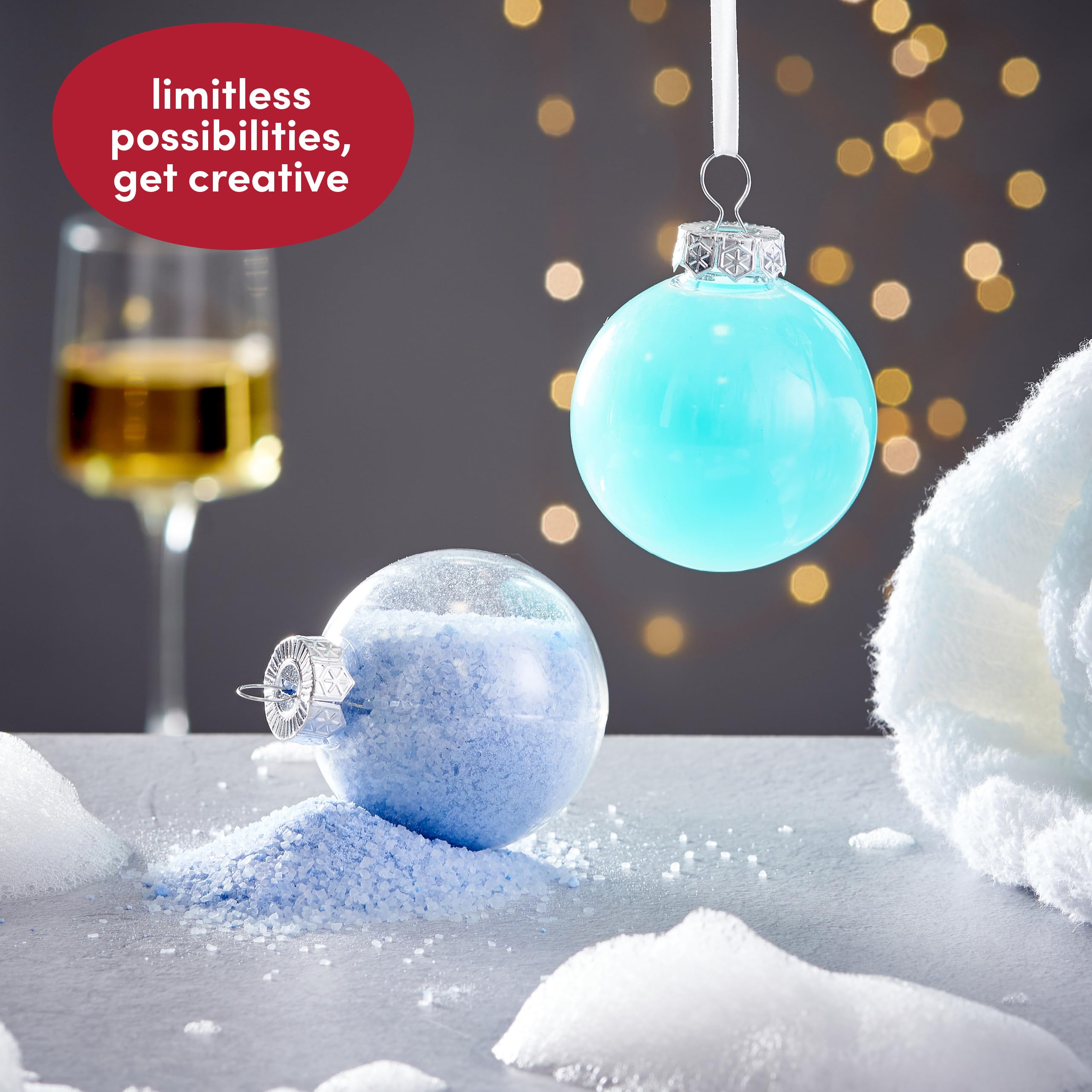 12 Boules De Noël Transparentes Remplissables 60mm - Ornements Acrylique DIY Arbre De Noël